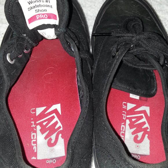 Black Vans Waitress Sneakers Worn - Picture 9 of 12